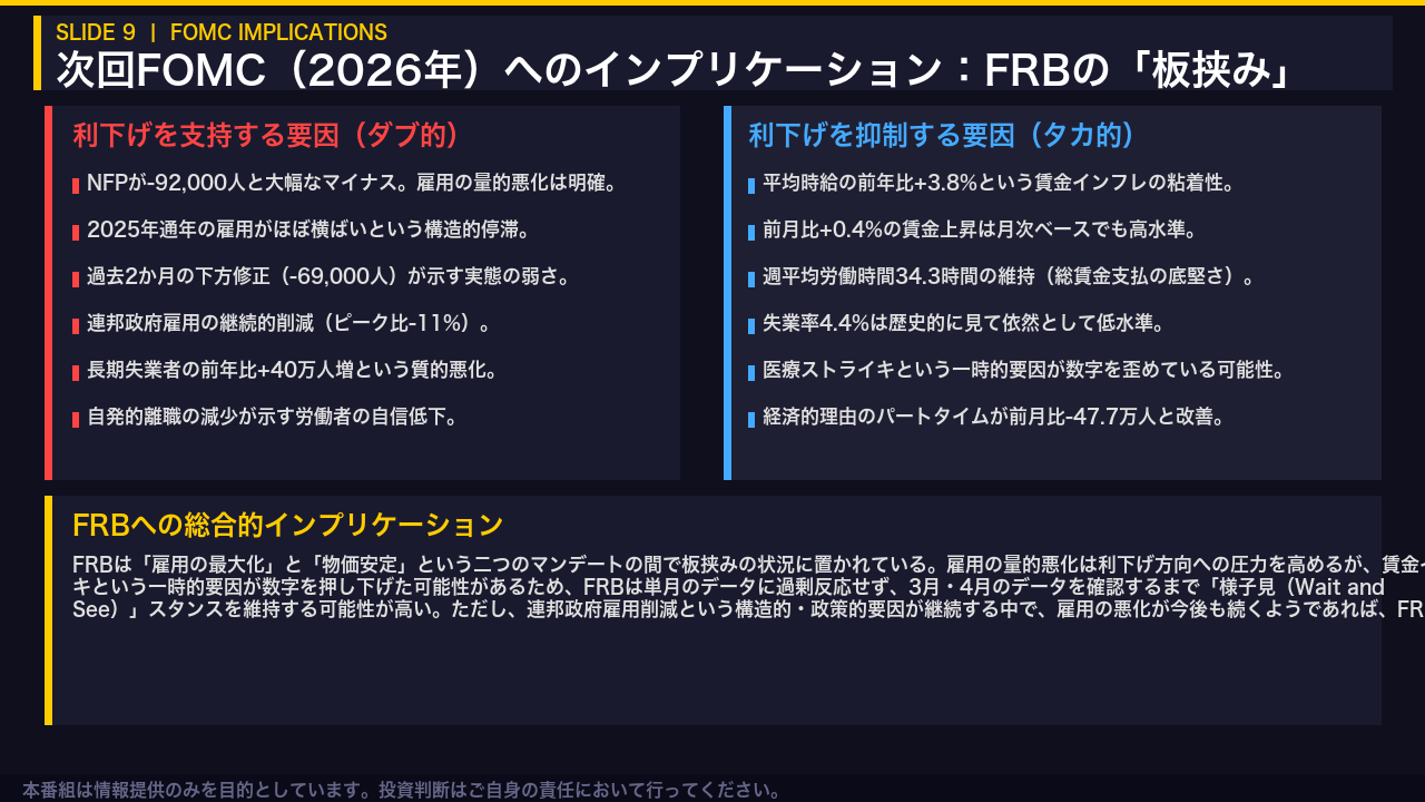 FRBへのインプリケーション